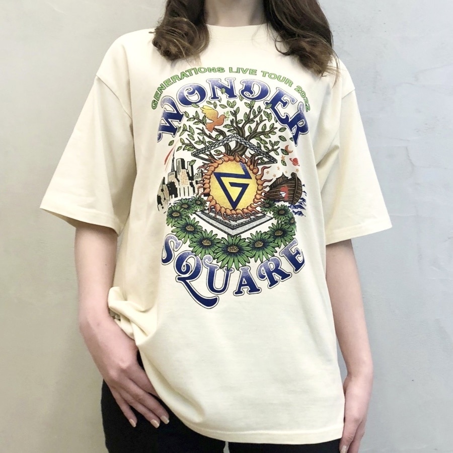 【会場限定】WONDER SQUARE アートワークTシャツ/IVORY 詳細画像 IVORY 8