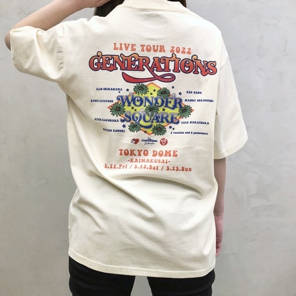 【東京ドーム限定】WONDER SQUARE アートワークTシャツ/IVORY 詳細画像