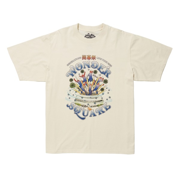 【東京ドーム限定】WONDER SQUARE アートワークTシャツ/IVORY