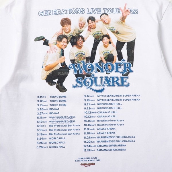 WONDER SQUARE フォトＴシャツ/WHITE 詳細画像