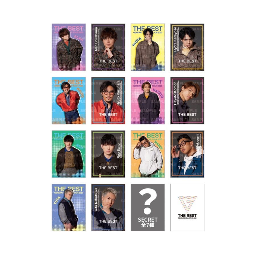 EXILE TRIBE STATION ONLINE STORE｜THE BEST フォトカード/全21種