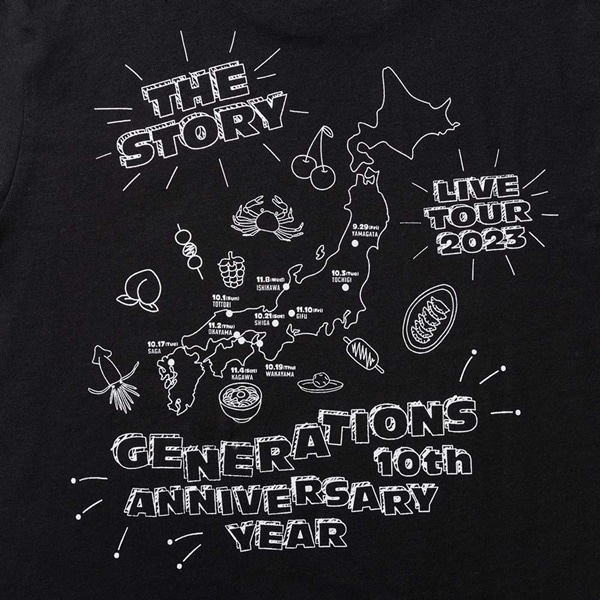 THE STORY ツアーＴシャツ/BLACK 詳細画像
