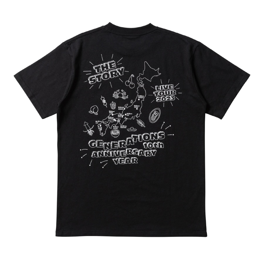 THE STORY ツアーＴシャツ/BLACK 詳細画像 BLACK 1