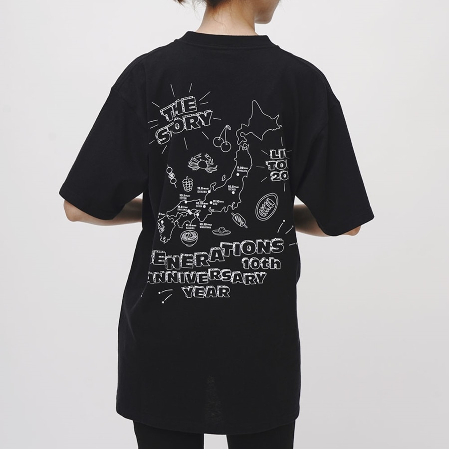 THE STORY ツアーＴシャツ/BLACK 詳細画像 BLACK 5