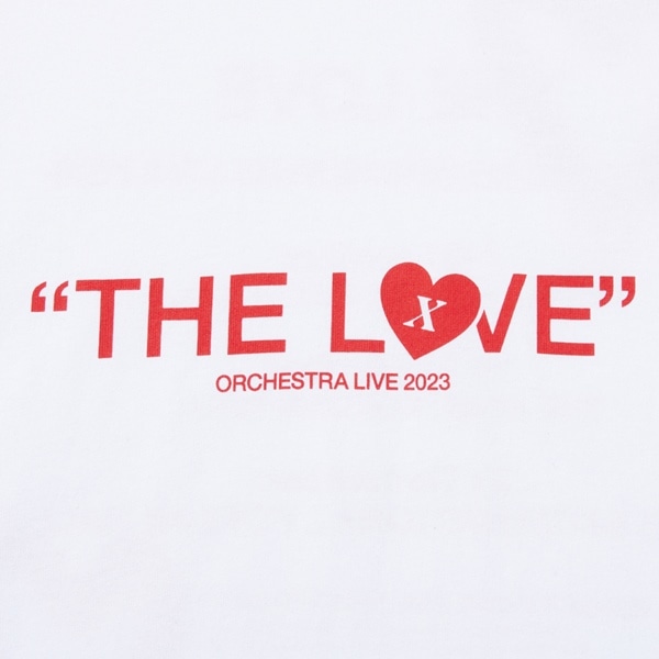 THE LOVE オーバーサイズロングスリーブTシャツ/WHITE 詳細画像