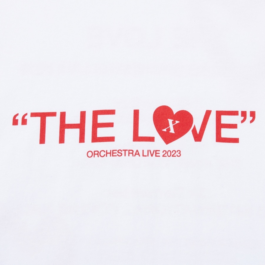 THE LOVE オーバーサイズロングスリーブTシャツ/WHITE 詳細画像 WHITE 2