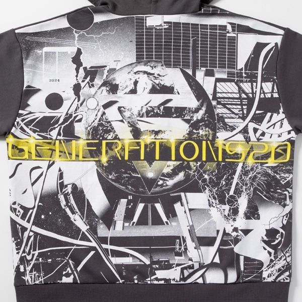 EXILE TRIBE STATION ONLINE STORE｜GENERATIONS 2.0 パーカー/CHARCOAL GRAY