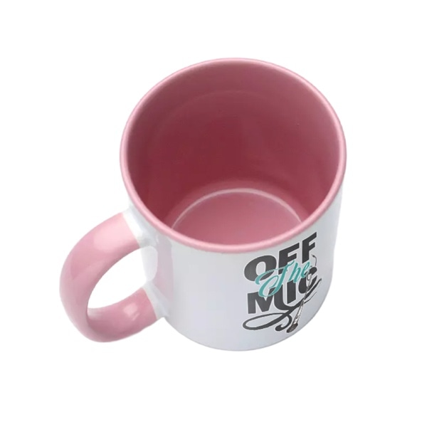 OFF THE MIC マグカップ&BIGステッカーセット/PINK 詳細画像