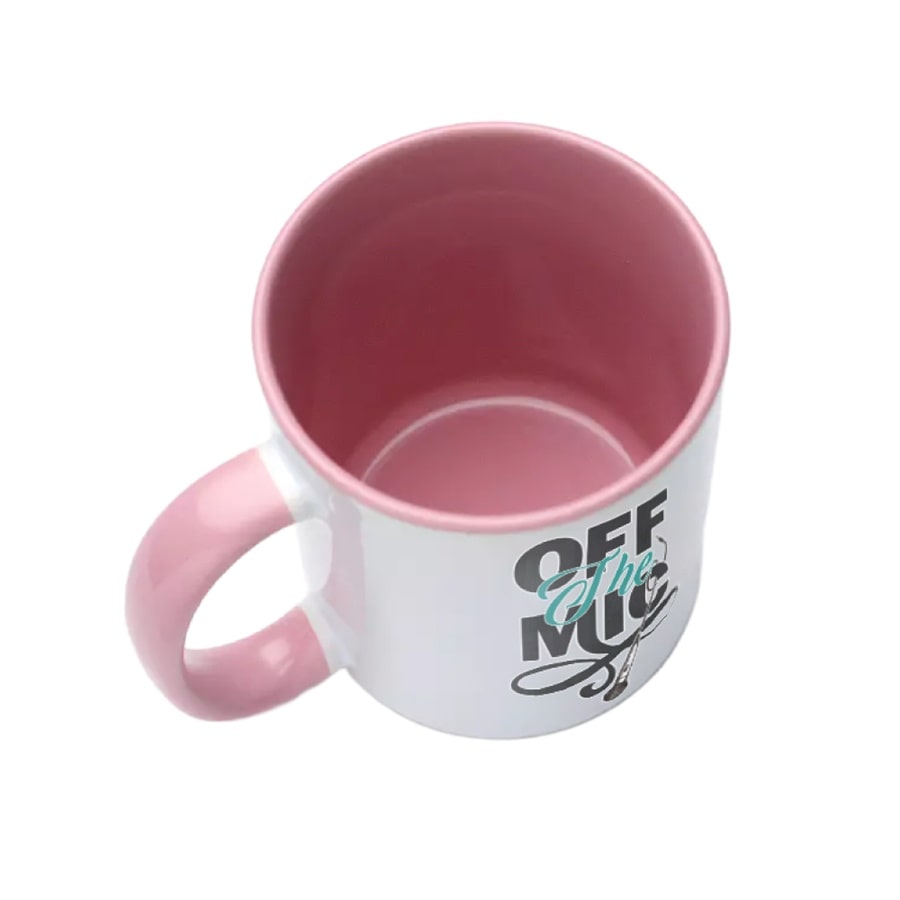 OFF THE MIC マグカップ&BIGステッカーセット/PINK 詳細画像 カラー共通 1
