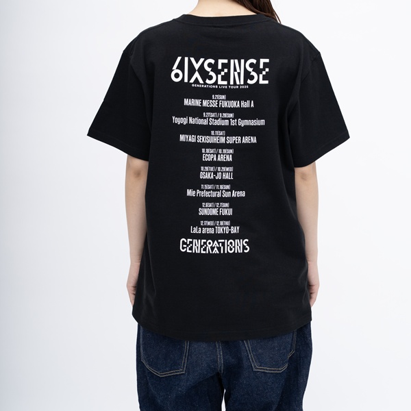 6IX SENSE ツアーTシャツ/BLACK 詳細画像