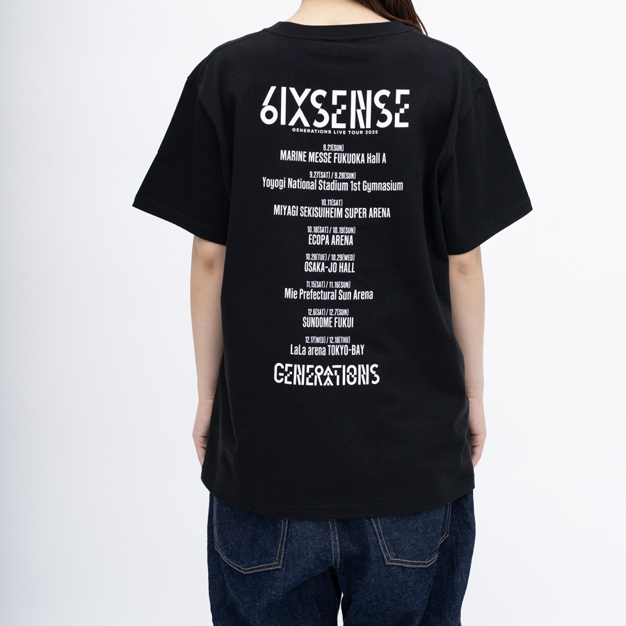 6IX SENSE ツアーTシャツ/BLACK 詳細画像 カラー共通 5