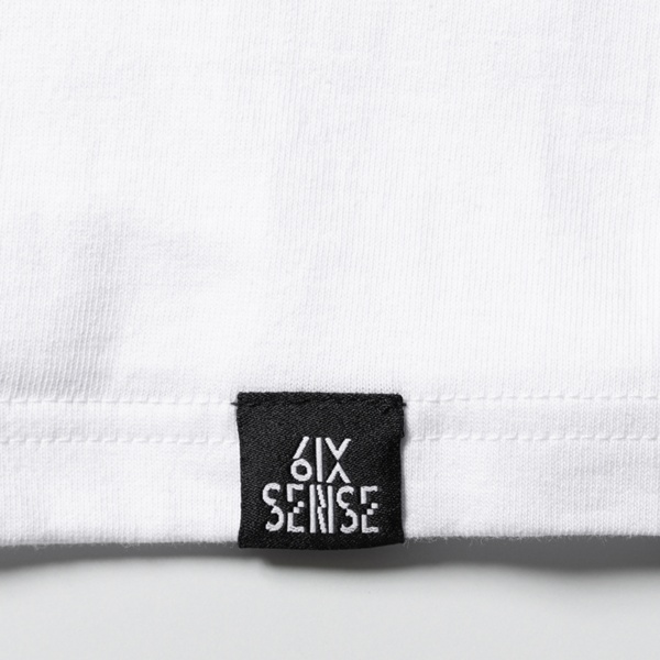 6IX SENSE ロングスリーブTシャツ/WHITE 詳細画像