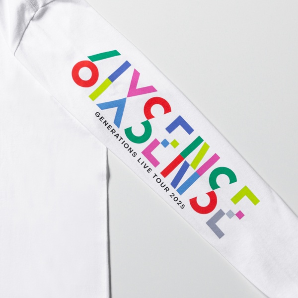 6IX SENSE ロングスリーブTシャツ/WHITE 詳細画像