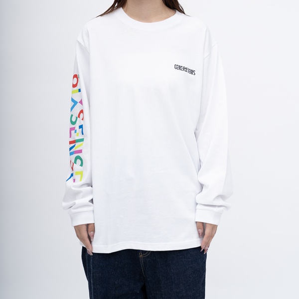 6IX SENSE ロングスリーブTシャツ/WHITE 詳細画像