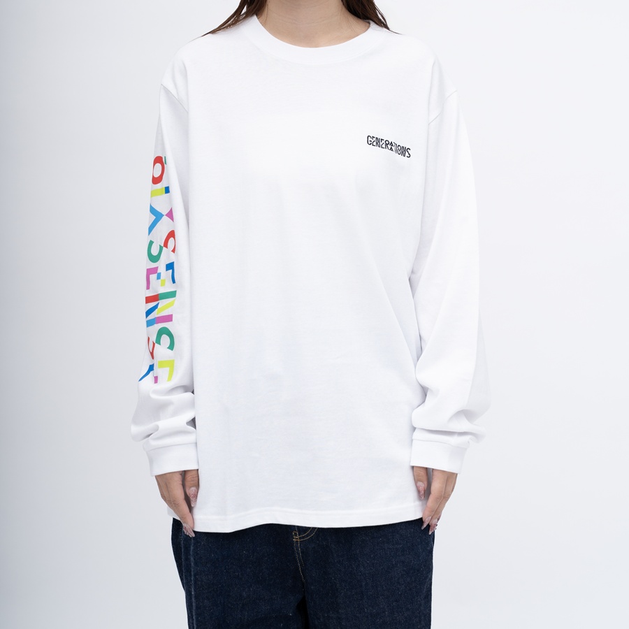 6IX SENSE ロングスリーブTシャツ/WHITE 詳細画像 カラー共通 5