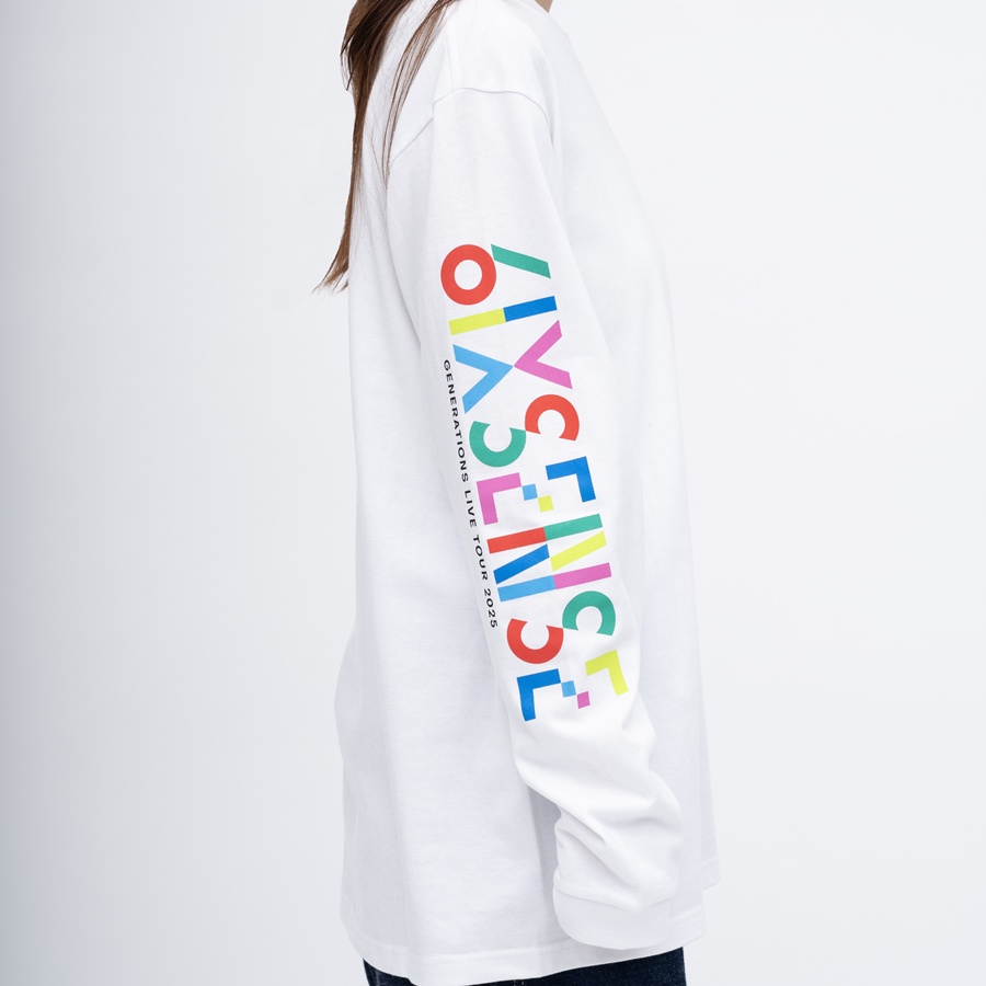 6IX SENSE ロングスリーブTシャツ/WHITE 詳細画像 カラー共通 6