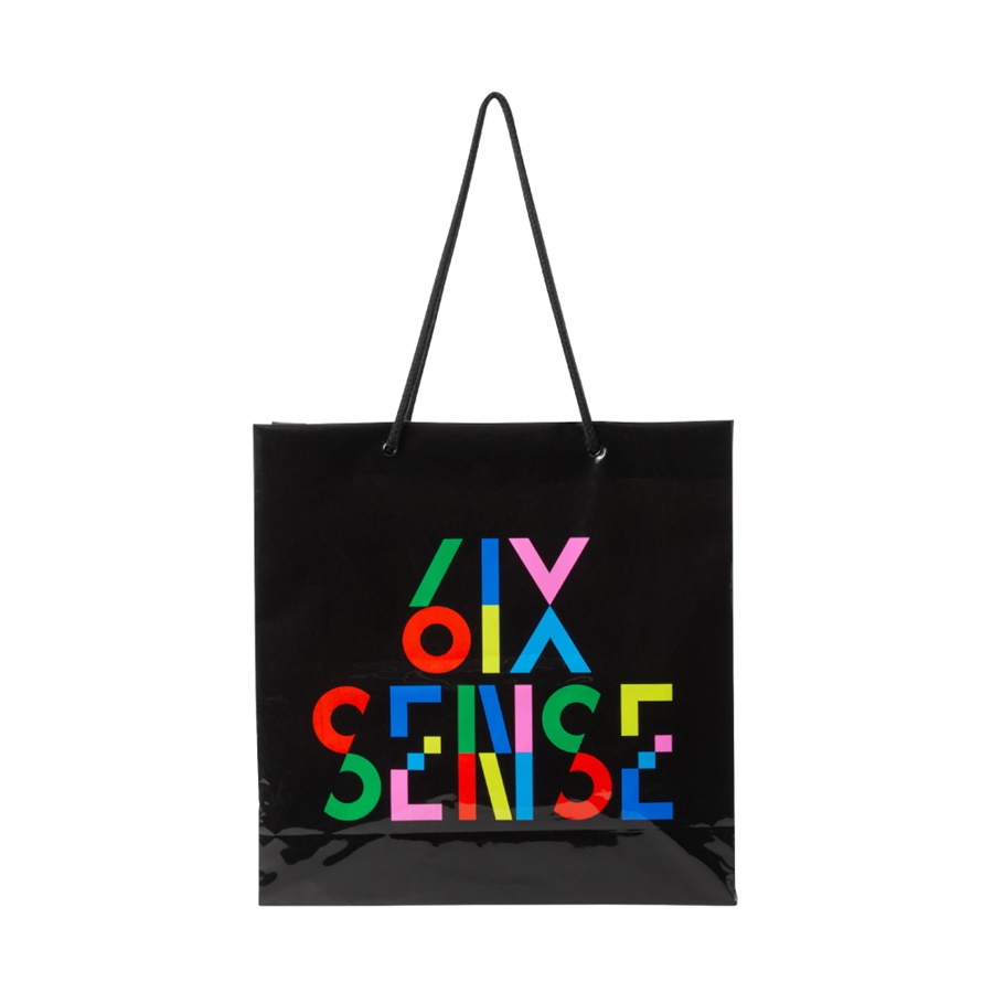 6IX SENSE ビニールバッグ 詳細画像 BLACK 1