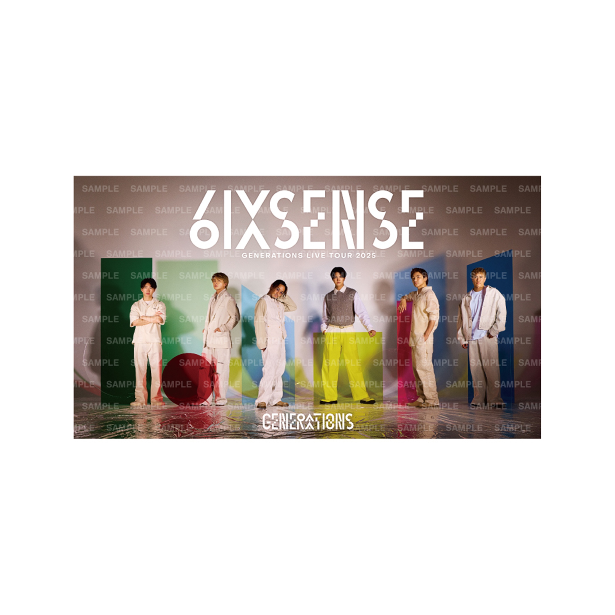 EXILE TRIBE STATION ONLINE STORE｜6IX SENSE クリアポスター