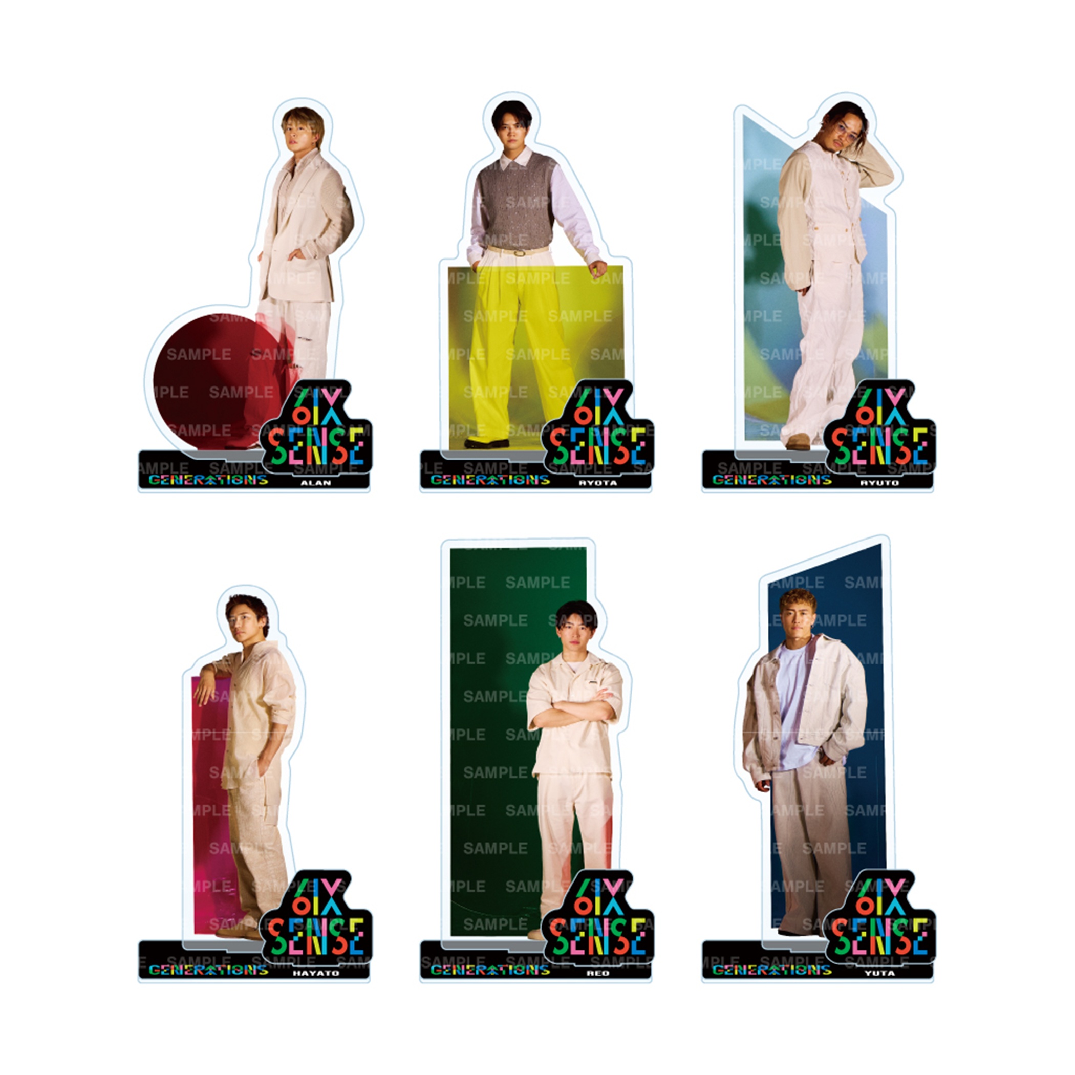 EXILE TRIBE STATION ONLINE STORE｜6IX SENSE アクリルスタンド