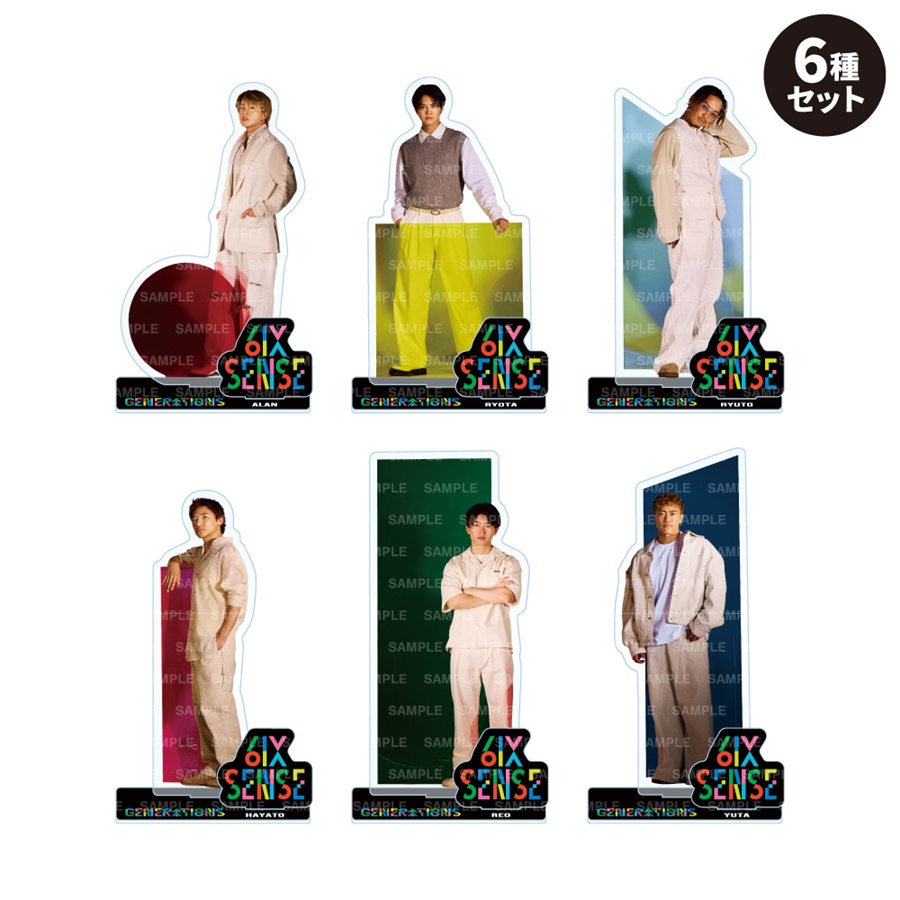 6IX SENSE アクリルスタンド 6種セット 詳細画像 OTHER 1