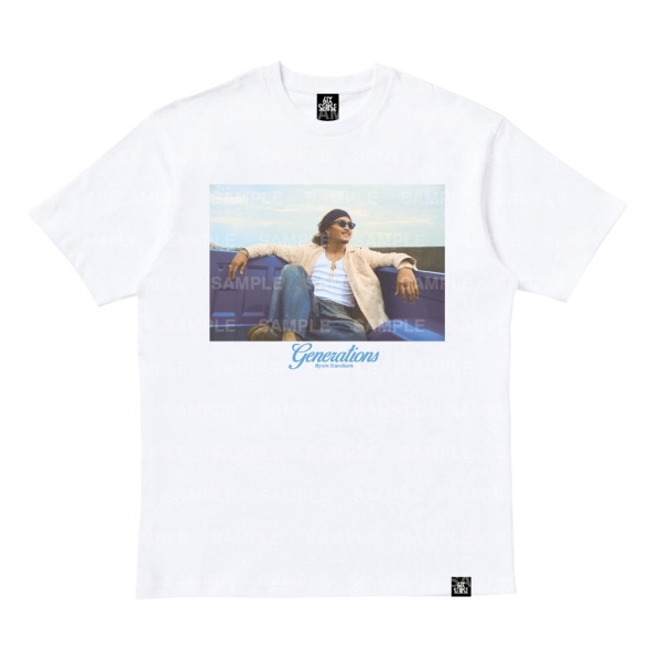 6IX SENSE 数原龍友フォトTシャツ/WHITE