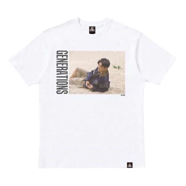 6IX SENSE 佐野玲於フォトTシャツ/WHITE