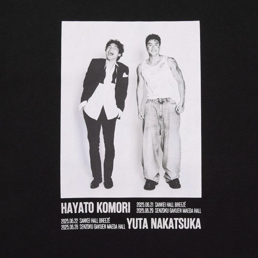 【FC限定】小森隼&中務裕太 フォトTシャツ/BLACK 詳細画像 カラー共通 2