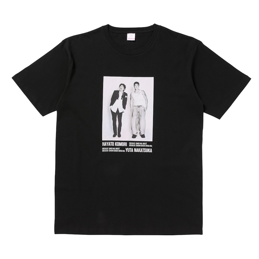 【FC限定】小森隼&中務裕太 フォトTシャツ/BLACK 詳細画像 BLACK 1