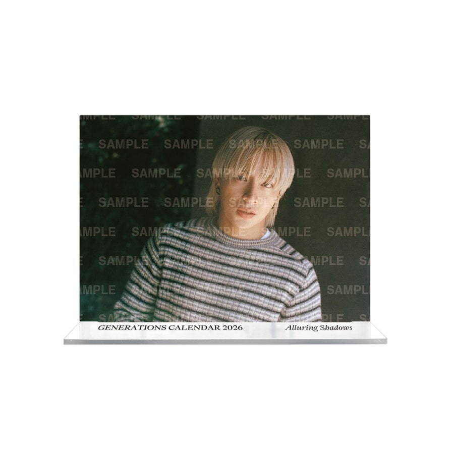 GENERATIONS 2026 カレンダー アクリルパネル 詳細画像 白濱亜嵐 1