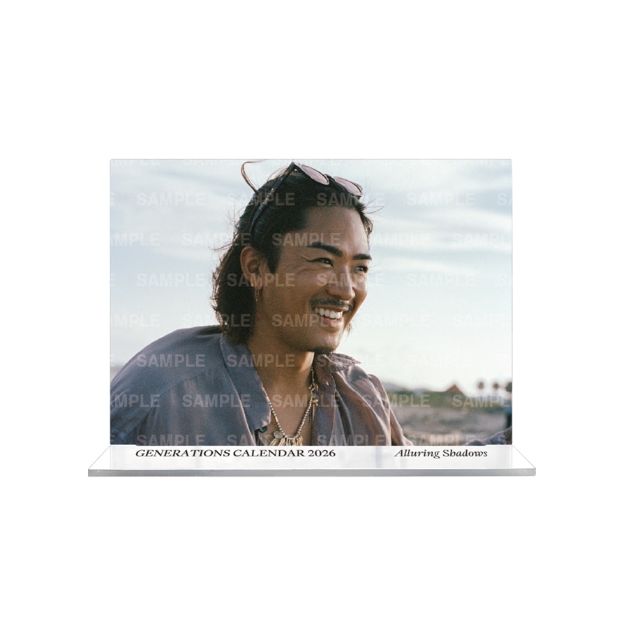 GENERATIONS 2026 カレンダー アクリルパネル 詳細画像 数原龍友 1