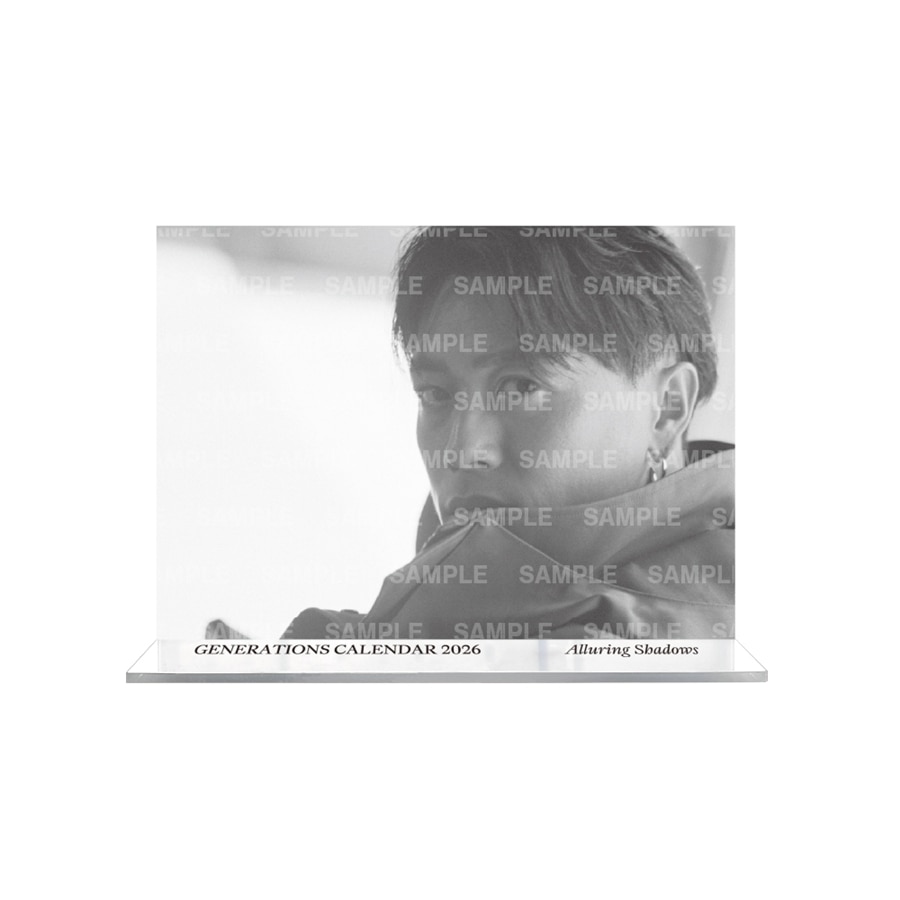 GENERATIONS 2026 カレンダー アクリルパネル 詳細画像 中務裕太 1