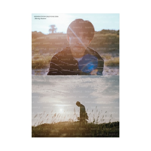 GENERATIONS 2026 カレンダー ファブリックポスター 詳細画像