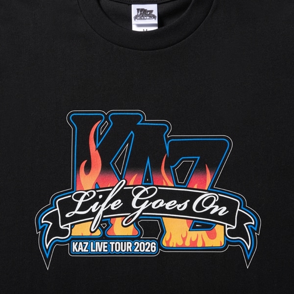 LIFE GOES ON Tシャツ/BLACK 詳細画像