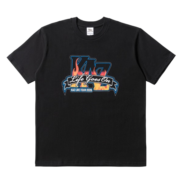 LIFE GOES ON Tシャツ/BLACK