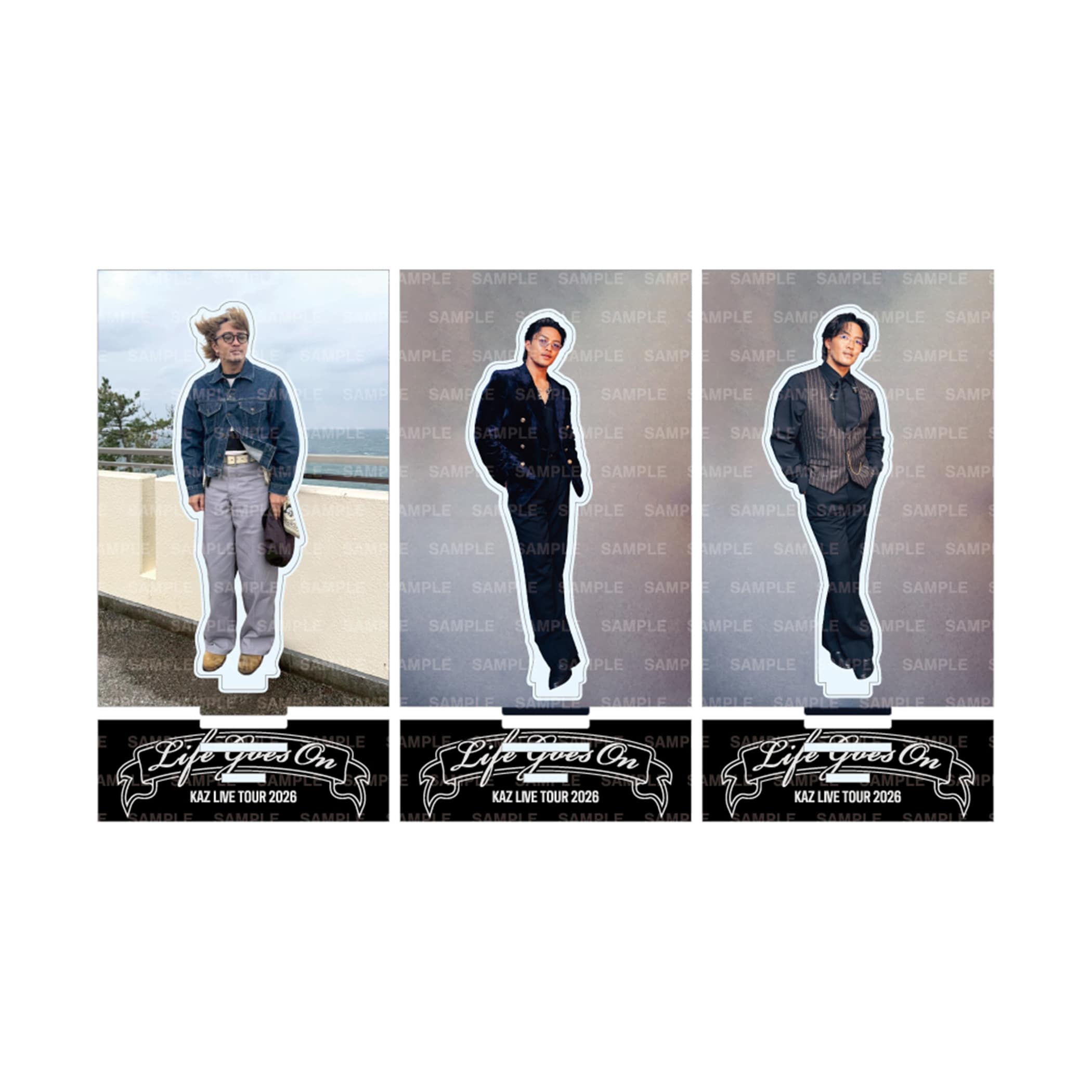 EXILE TRIBE STATION ONLINE STORE｜LIFE GOES ON アクリルスタンド/全3種