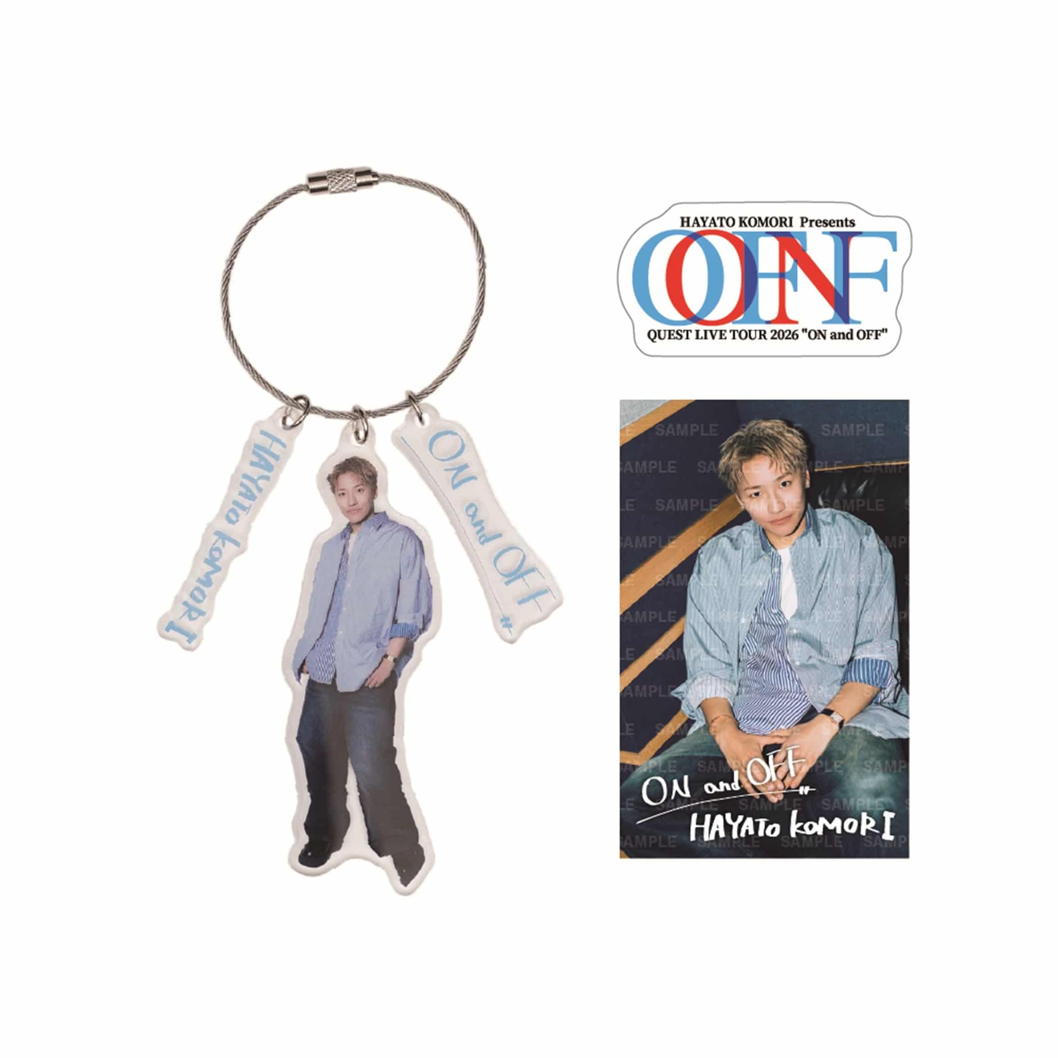 EXILE TRIBE STATION ONLINE STORE｜ON and OFF アクリルキーホルダー