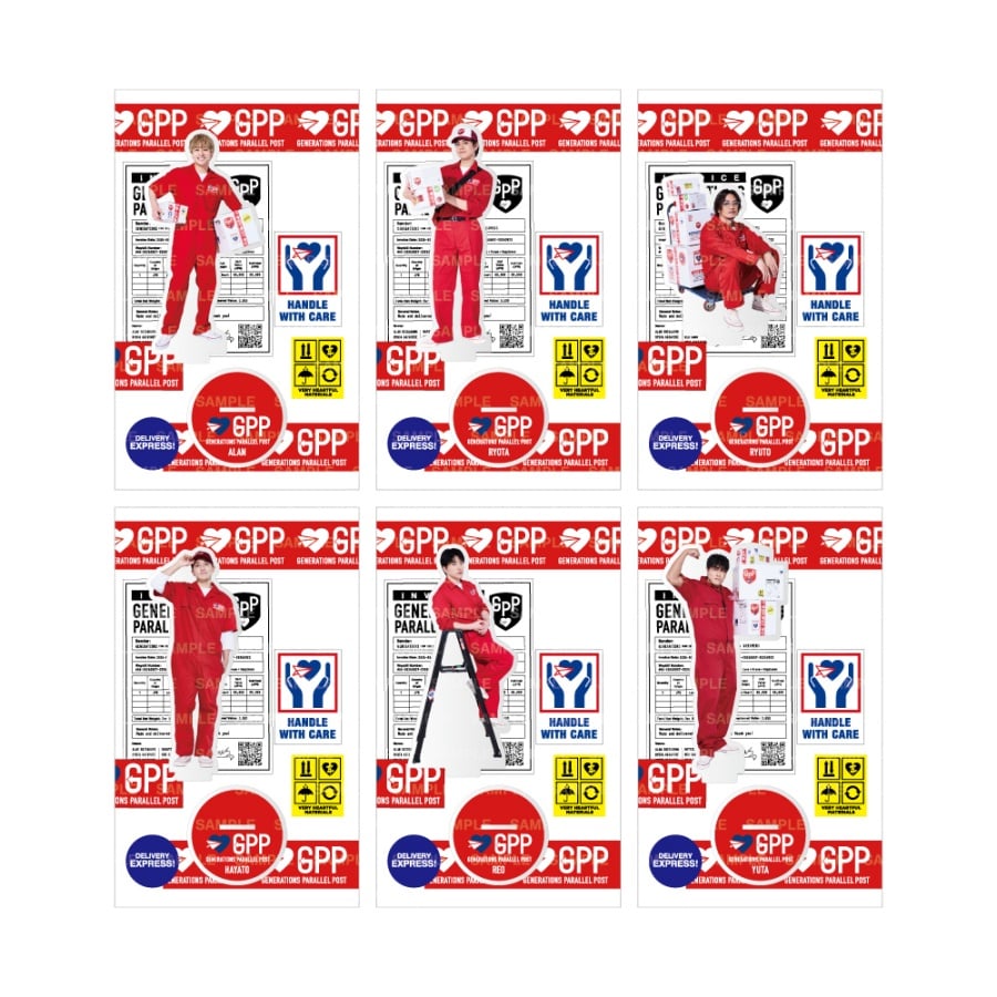 PARALLEL POST アクリルスタンド/全6種 詳細画像 カラー共通 1