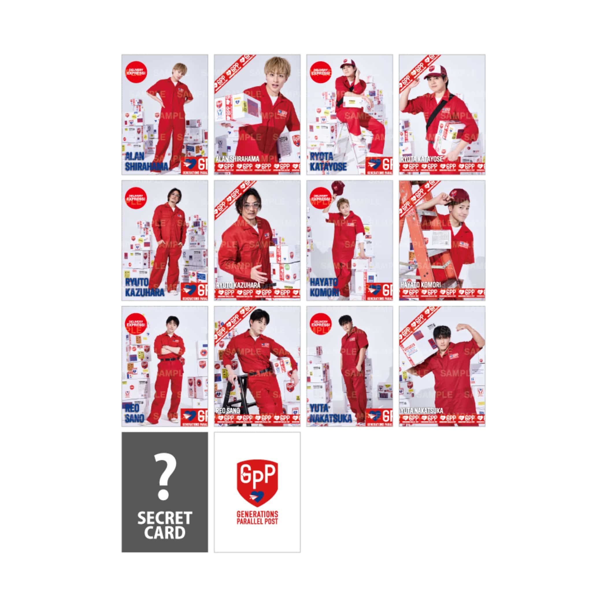 EXILE TRIBE STATION ONLINE STORE｜PARALLEL POST フォトカード/全12