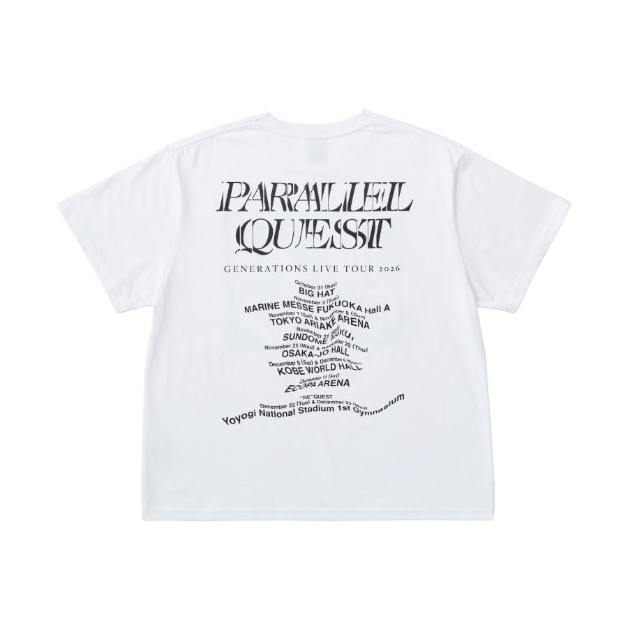 PARALLEL QUEST ツアーTシャツ/WHITE 詳細画像 カラー共通 1