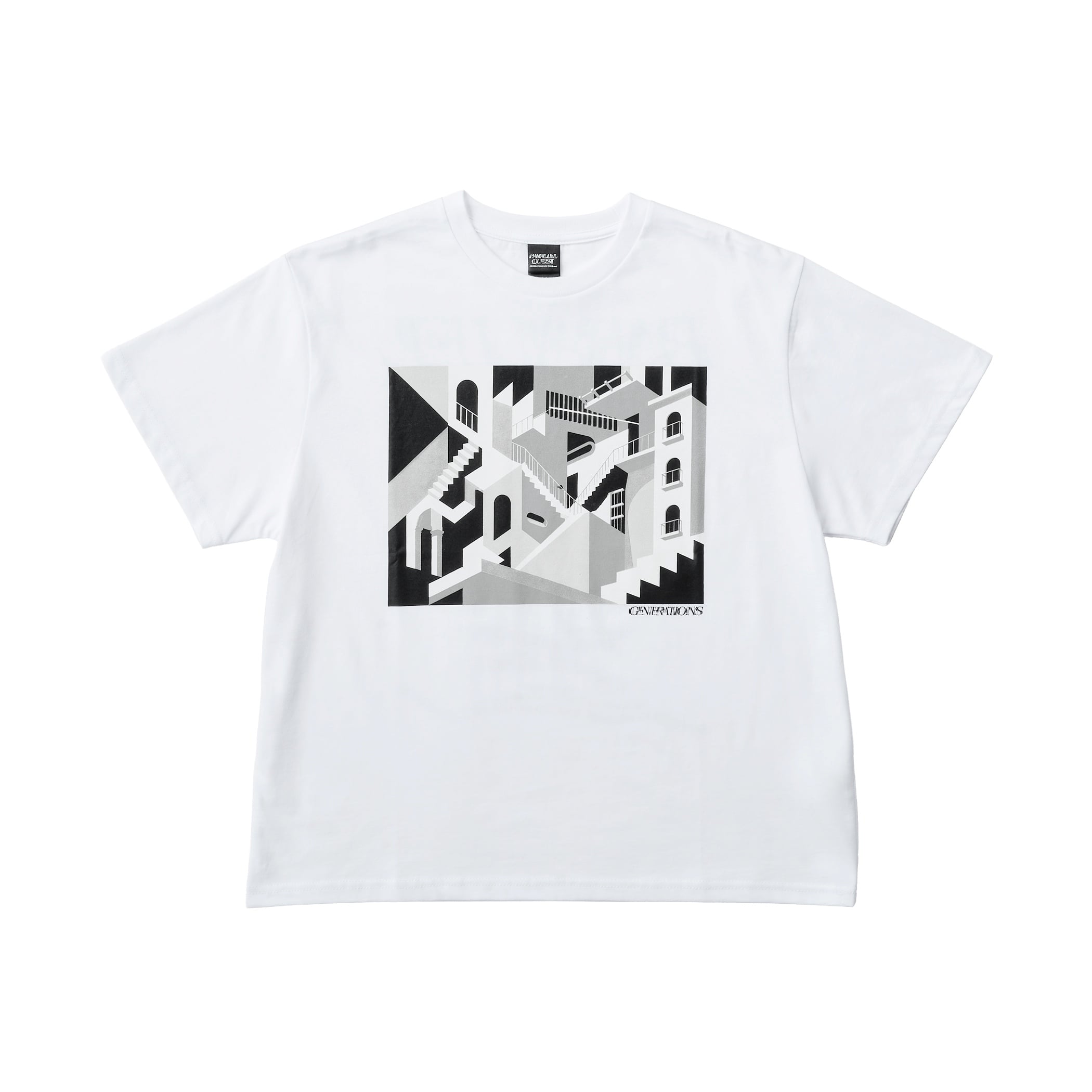EXILE TRIBE STATION ONLINE STORE｜PARALLEL QUEST ツアーTシャツ/WHITE