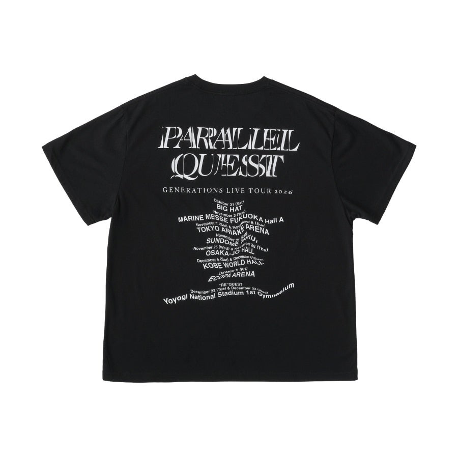 PARALLEL QUEST ツアーTシャツ/BLACK 詳細画像 カラー共通 1