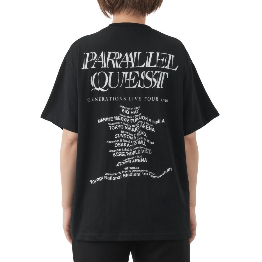 PARALLEL QUEST ツアーTシャツ/BLACK 詳細画像 カラー共通 5