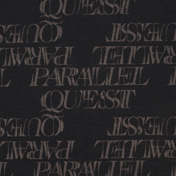 PARALLEL QUEST ZIPパーカー/BLACK 詳細画像