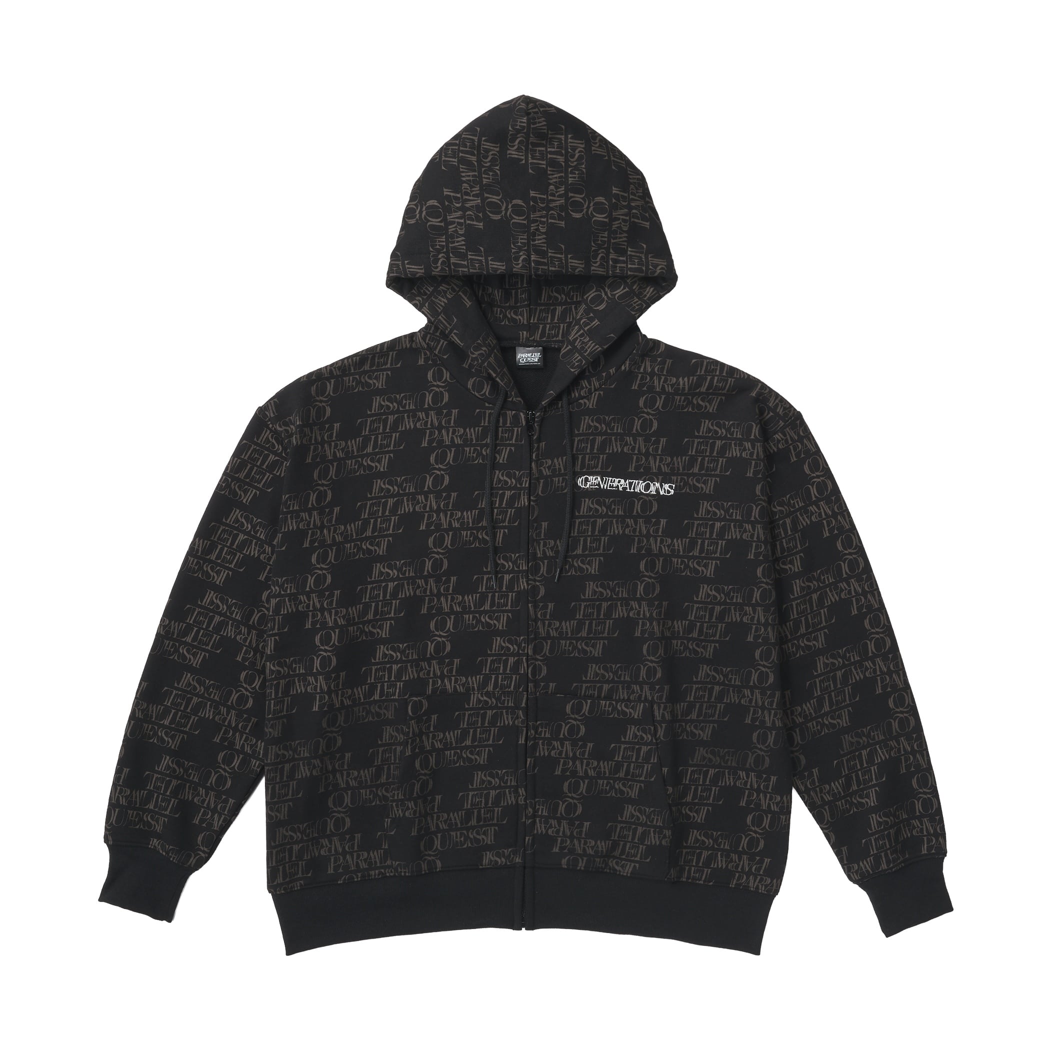 EXILE TRIBE STATION ONLINE STORE｜PARALLEL QUEST ZIPパーカー/BLACK