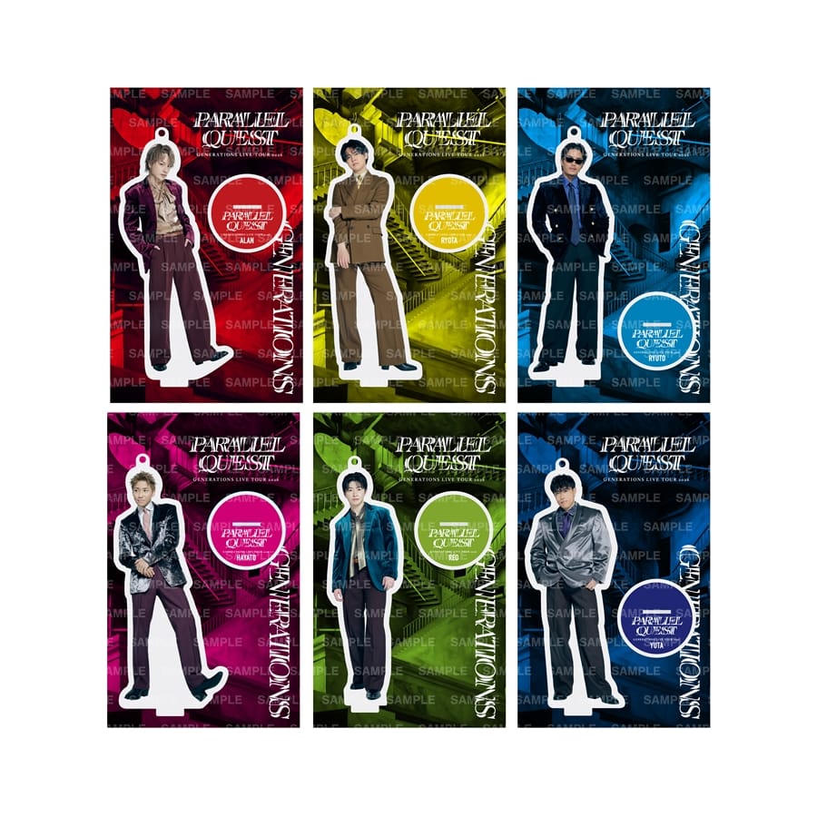 PARALLEL QUEST アクリルスタンドキーホルダー/6種セット 詳細画像 カラー共通 1