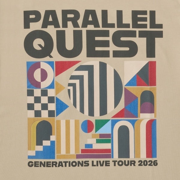 【会場限定】PARALLEL QUEST Tシャツ/BEIGE 詳細画像