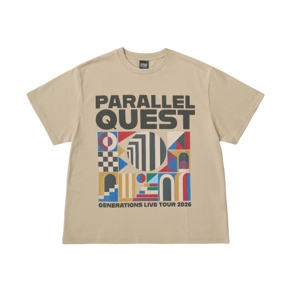 【会場限定】PARALLEL QUEST Tシャツ/BEIGE