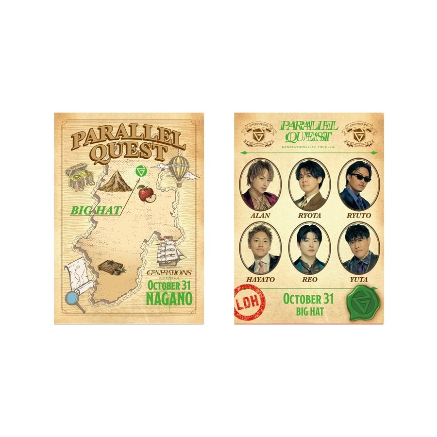 【会場限定】PARALLEL QUEST 御楽印2枚セット 詳細画像 10/31長野 1