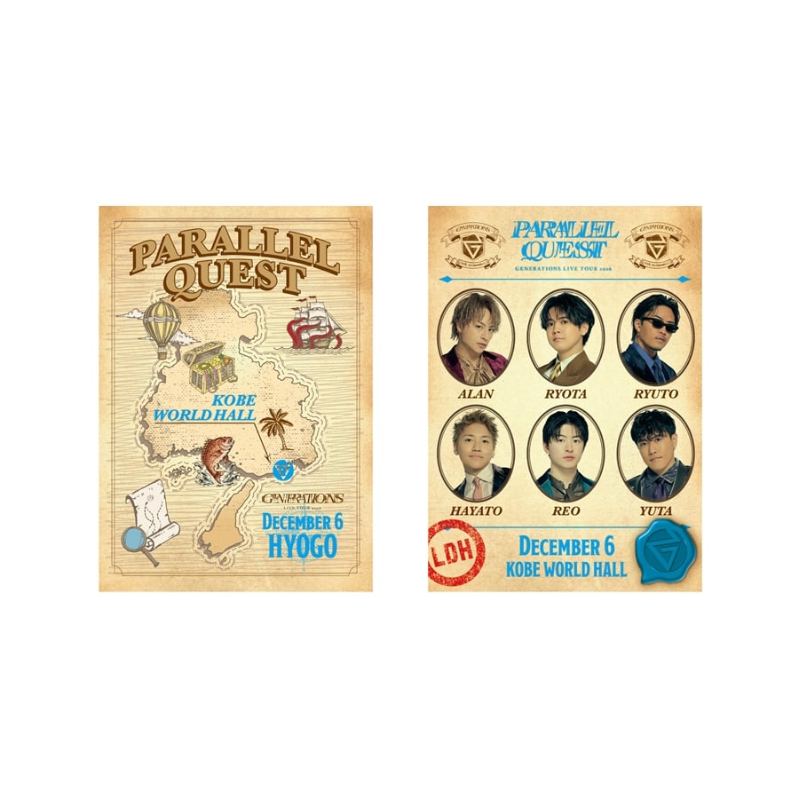 【会場限定】PARALLEL QUEST 御楽印2枚セット 詳細画像 12/6兵庫 1