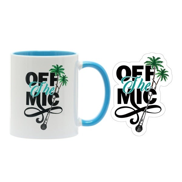 OFF THE MIC 2026 マグカップ＋ステッカーセット/BLUE